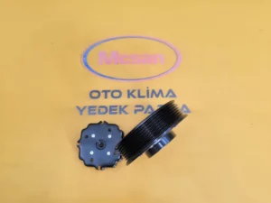 Audi Q7 - Porsche Cayenne Klima Kompresörü Kasnak Seti 7 Pk Denso - Gorsel 1
