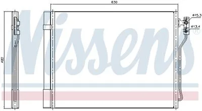 64536805453 BMW 5 Serisi F10 2011-2016 Klima Radyatörü Kondanser BMW 5 Serisi F10 2011-2016 Klima Radyatörü Kondanser 64536805453 - Gorsel 3