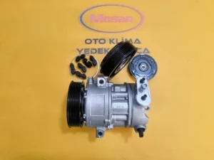 Fiat Bravo Linea 1.6 M.Jet Klima Kompresörü Kasnak Seti Denso 6 Pk
