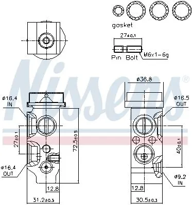 Hyundai i20 Kia Ceed Expansion (Genleşme) Valfi 97626-A6000 Hyundai i20 Kia Ceed Expansion (Genleşme) Valfi 97626-A6000 - Gorsel 4