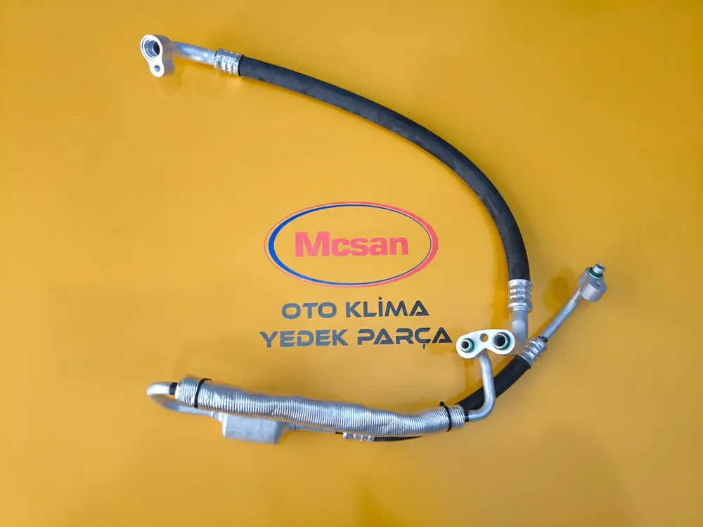 Opel Astra G 1998-2000 Oringli (Kompresör-Radyatör-Evaporatör) Arası Çatal Klima Hortumu 9130626 Opel Astra G 1998-2000 Oringli (Kompresör-Radyatör-Evaporatör) Arası Çatal Klima Hortumu 9130626 - Gorsel 1