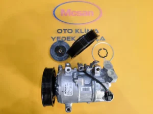 Renault Megane 3 Klima Kompresörü Kasnak Seti Denso 6 Pk - Gorsel 1