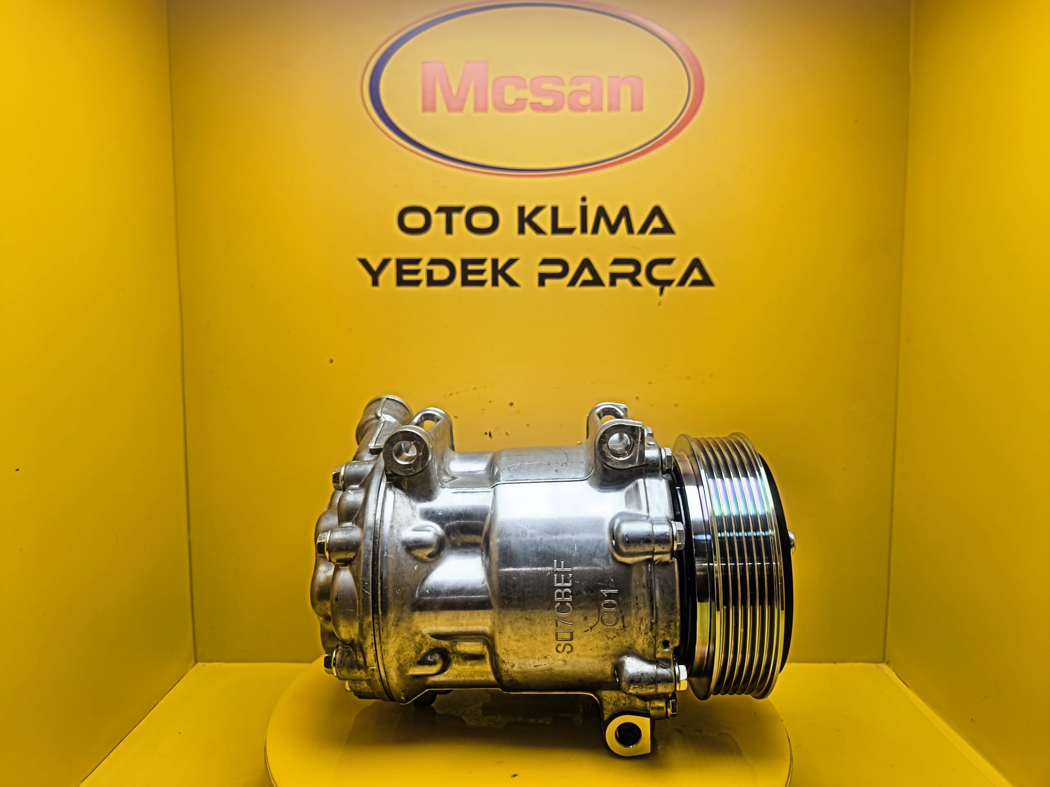 9648238480 Peugeot 407 - Citroen C5 2004-2011 Klima Kompresörü 9648238480 Peugeot 407 - Citroen C5 2004-2011 Klima Kompresörü - Görsel 3